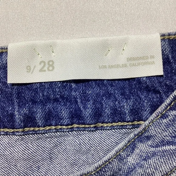 Petra High Rise Comfort Wide Flare Blue Women's Jeans - Picture 8 of 14